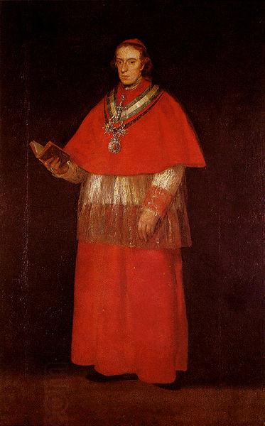 Francisco de Goya Portrait of Cardinal Luis Marea de Borben y Vallabriga oil painting picture